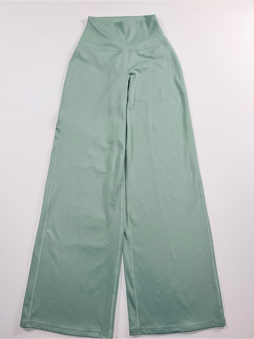 Gilly Hicks Recharge Wide Leg Leggings XS Iceberg Green High Rise Buttery Soft